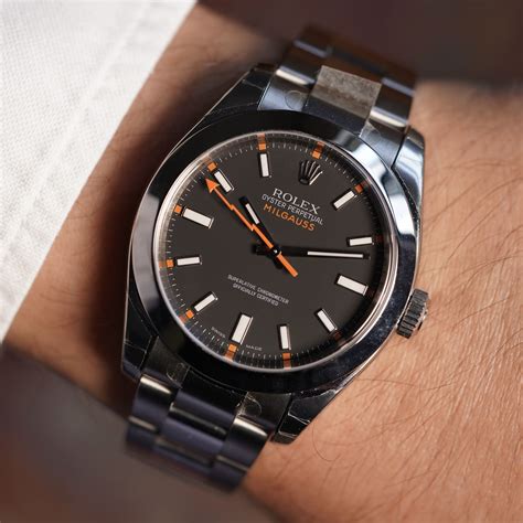 rolex milgauss references|rolex milgauss price chart.